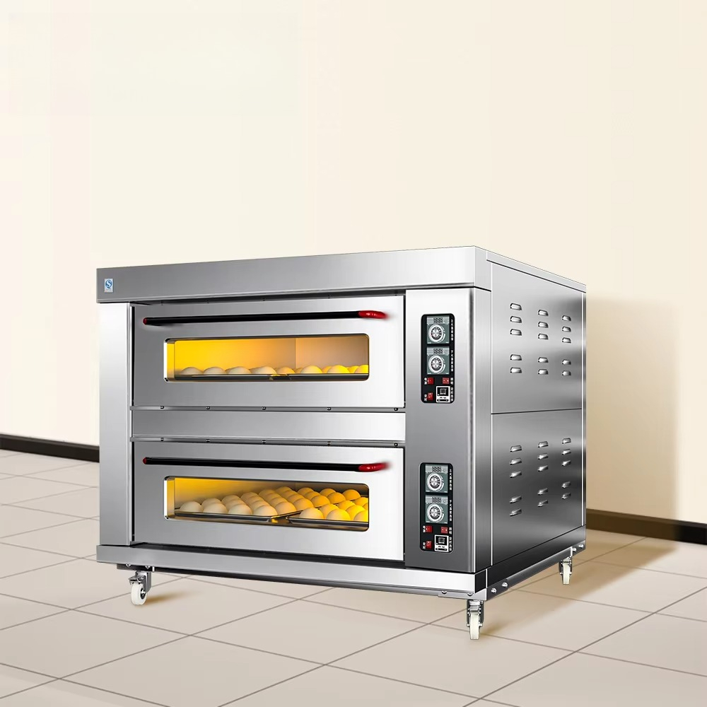 Commercial Kitchen Baking Equipment - Промышленная кухонная печь с 2 уровнями