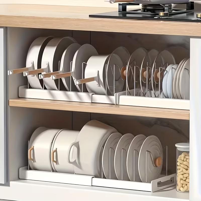Kitchen Baking Drawer - Регулируемый органайзер для кастрюль и сковородок