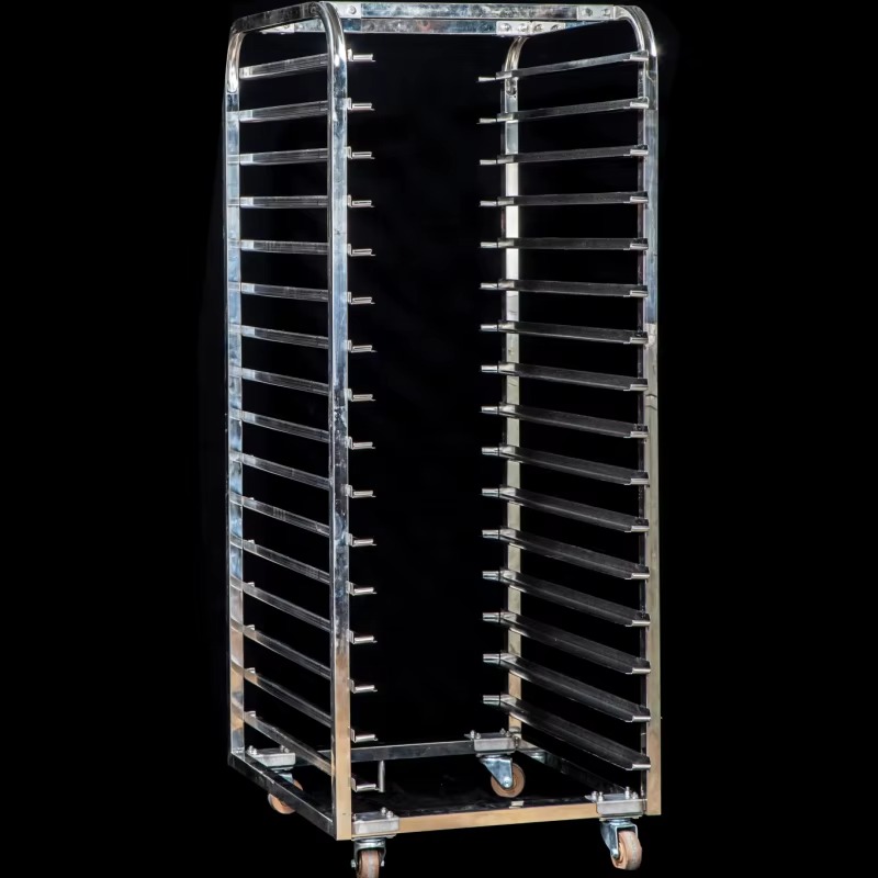 Kitchen Baking Trolley - Кухонное оборудование: 20-ярусная тележка-стеллаж из нержавеющей