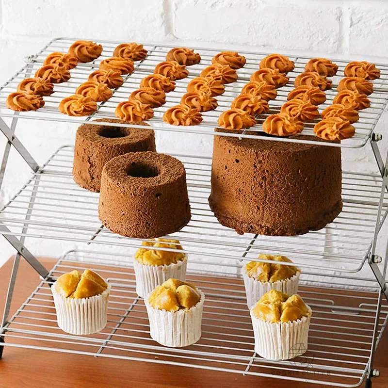 Kitchen Baking Rack - Складная многослойная охлаждающая стойка для торта,