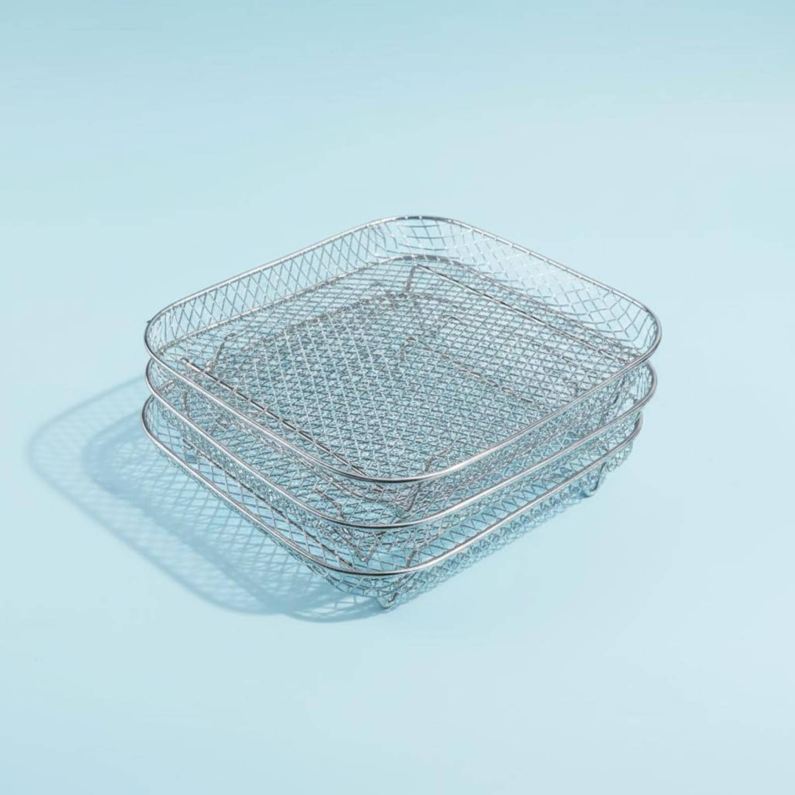 Kitchen Baking Rack - Термостойкая 3-ярусная сетчатая корзина-решетка для аэрофритюрницы,