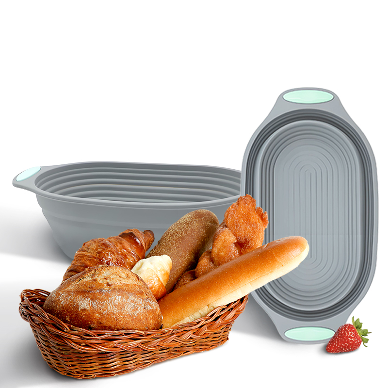 Kitchen Tools In Baking - Силиконовая складная корзина для расстойки хлеба