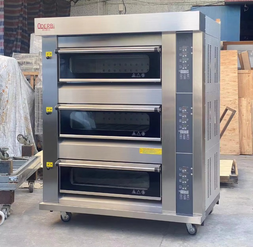 Commercial Kitchen Baking Equipment - Индивидуальная коммерческая 3-этажная газовая печь с
