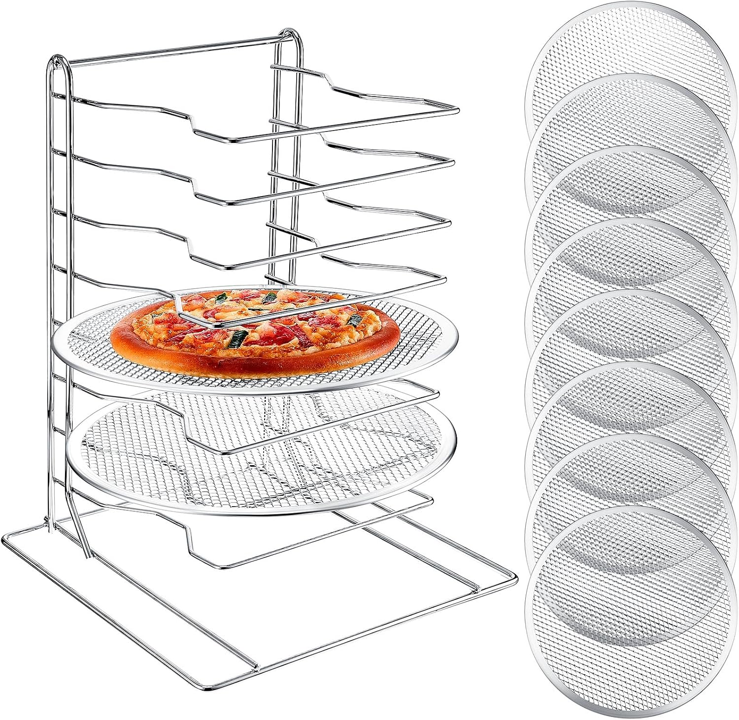 Подставка для пиццы с 8 ярусам – обзор и цена Kitchen Baking Rack