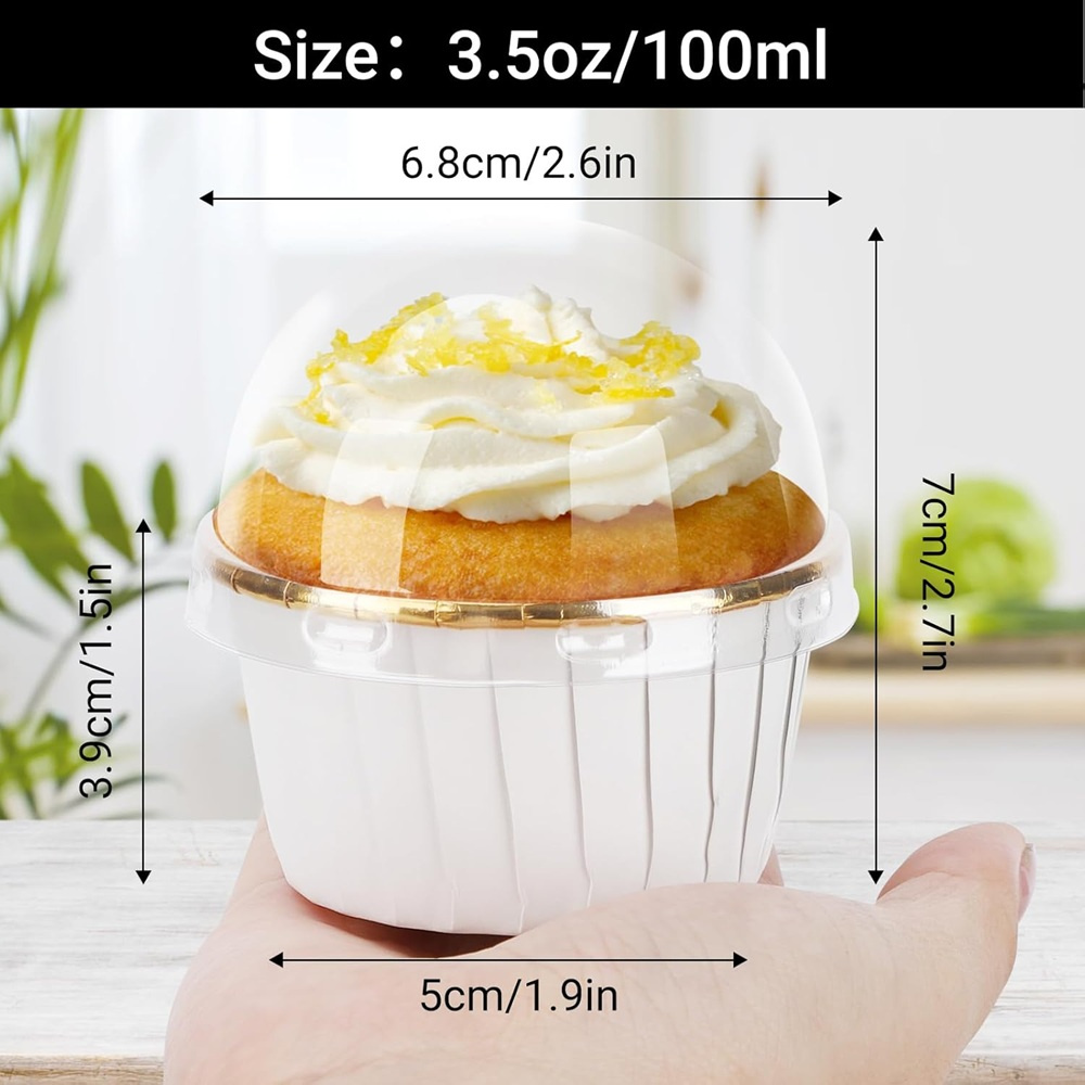 50 шт., бумажные обертки для к – обзор и цена Kitchen Tools In Baking