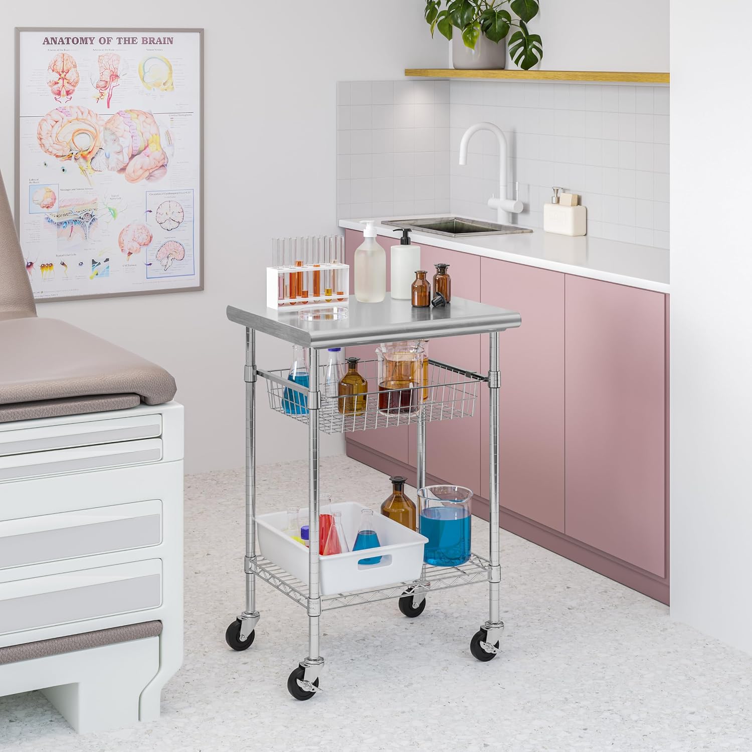 Коммерческий стол-тележка из н – обзор и цена Kitchen Baking Island