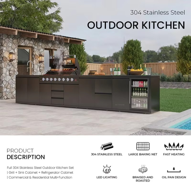 Уличная кухонная станция для б – обзор и цена Kitchen With Baking Station